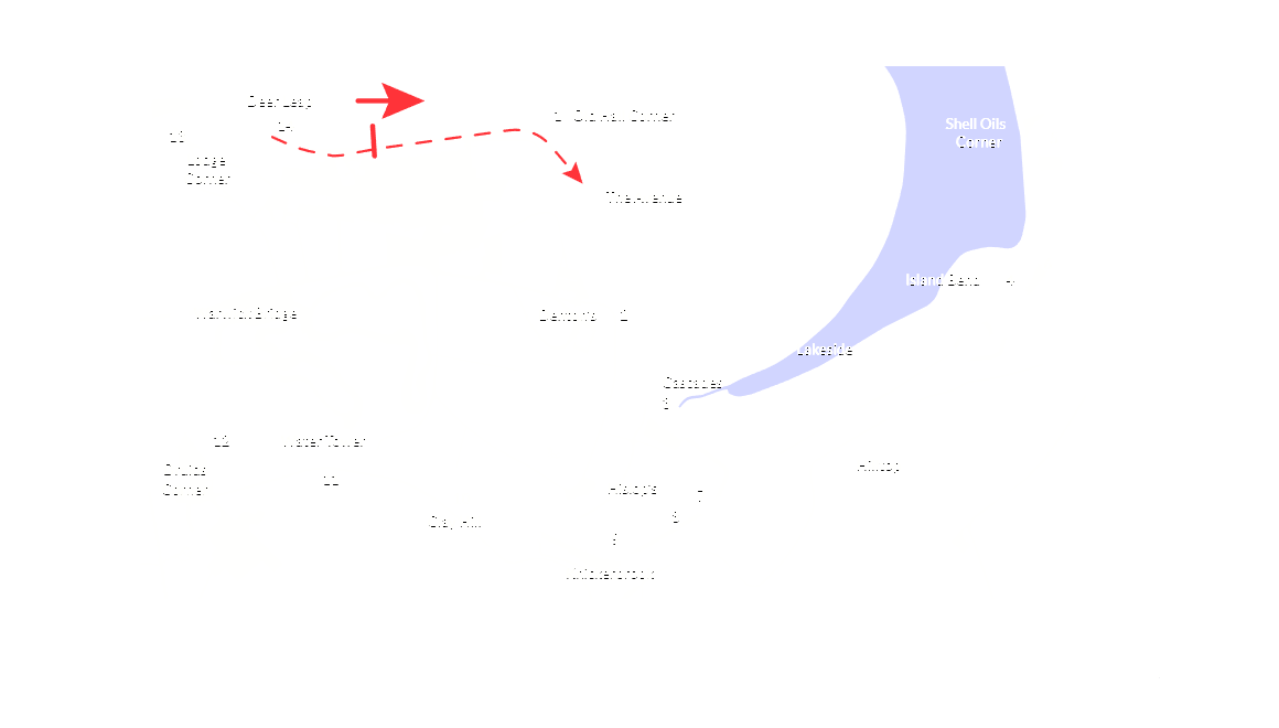 Mapa toru Oulton Park - Intl w/out Brittens
